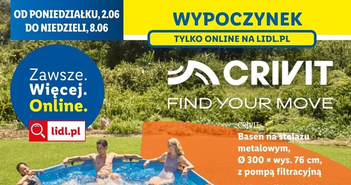 Sezon na relaks nad wodą otwarty! Lidl zaskakuje cenami na baseny i akcesoria /Lidl /INTERIA.PL