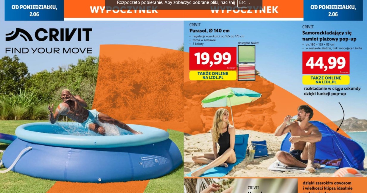 Sezon na relaks nad wodą otwarty! Lidl zaskakuje cenami na baseny i akcesoria /Lidl /INTERIA.PL