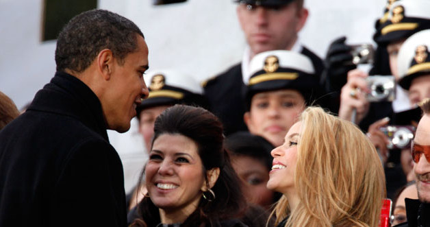 Shakira była oczarowana prezydentem Obamą.Fot. Mark Wilson &nbsp; /Getty Images/Flash Press Media
