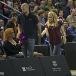 Shakira i Gerard Pique na meczu koszykówki