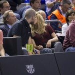 Shakira i Gerard Pique na meczu koszykówki