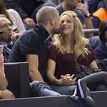 Shakira i Gerard Pique na meczu koszykówki