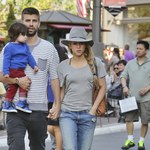 Shakira i Gerard Pique na spacerze z synkiem