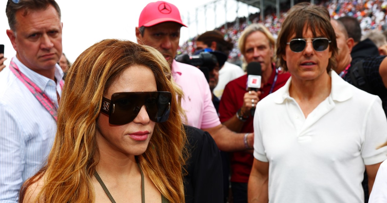 Shakira i Tom Cruise /Dan Istitene - Formula 1/Formula 1 /Getty Images