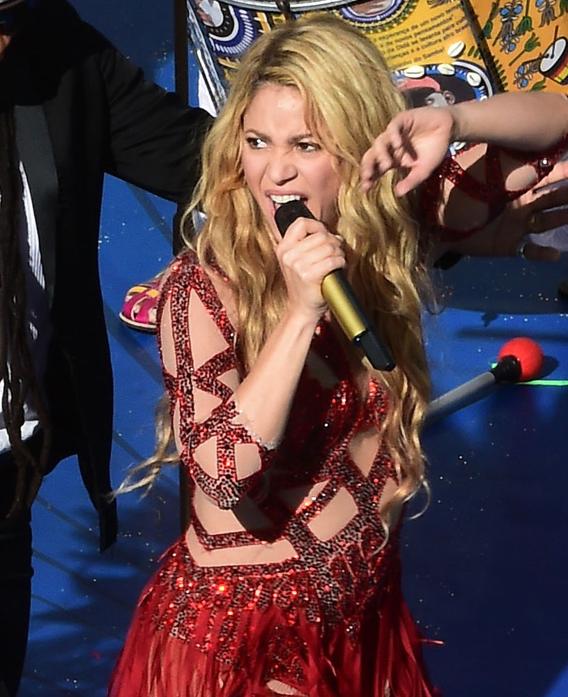 Shakira ma już lekko zaokrąglony brzuszek /Pool /Getty Images