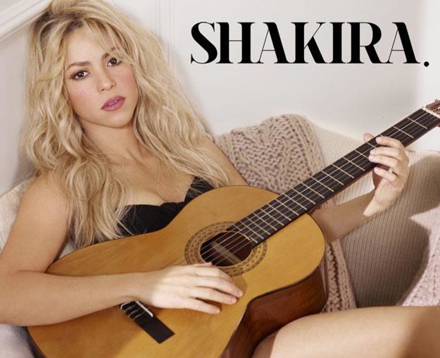 Shakira na okładce albumu "Shakira" /