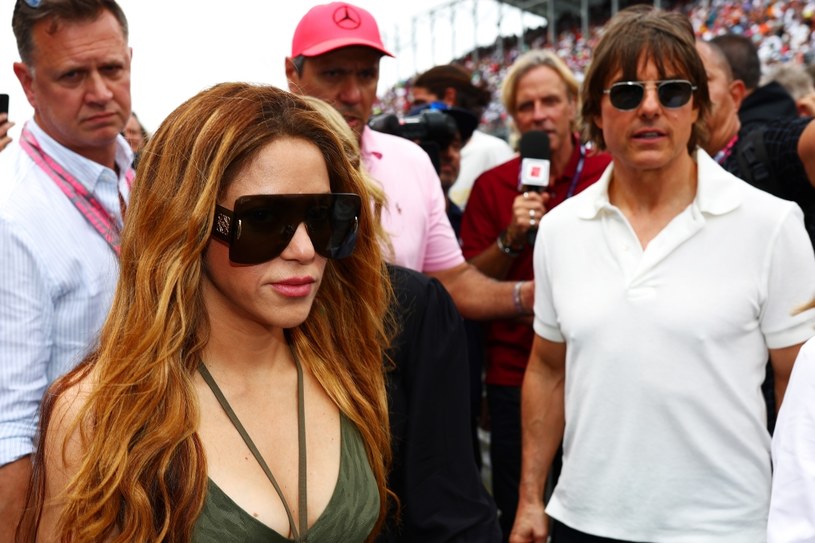 Shakira obok Toma Cruise'a /Dan Istitene - Formula 1  /Getty Images