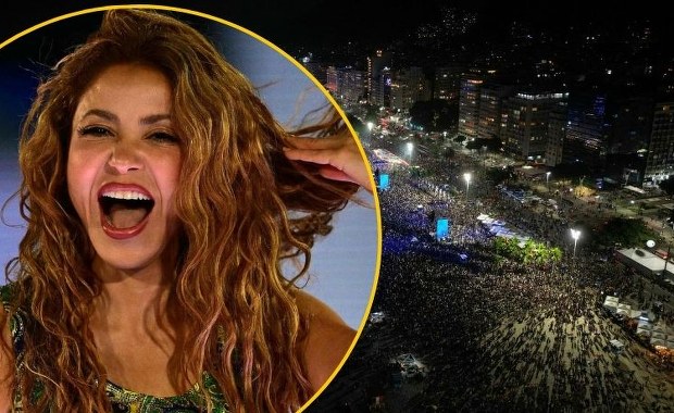 Shakira rozgrzała Rio. Dwa miliony osób na darmowym koncercie