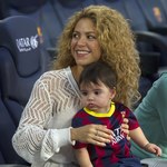 Shakira z synem na meczu