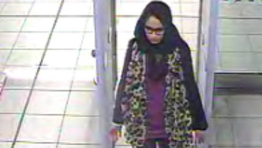 Shamima Begum /LONDON METROPLITAN POLICE / HAND /PAP/EPA