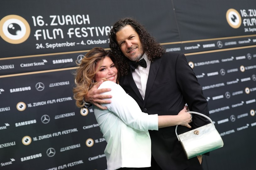 Shania Twain i jej obecny mąż  Frederic Thiebaud /Andreas Rentz /Getty Images