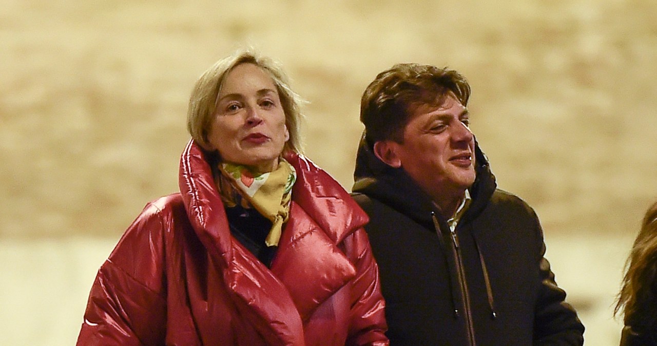 Sharon Stone i Enzo Cursio /Agencja FORUM