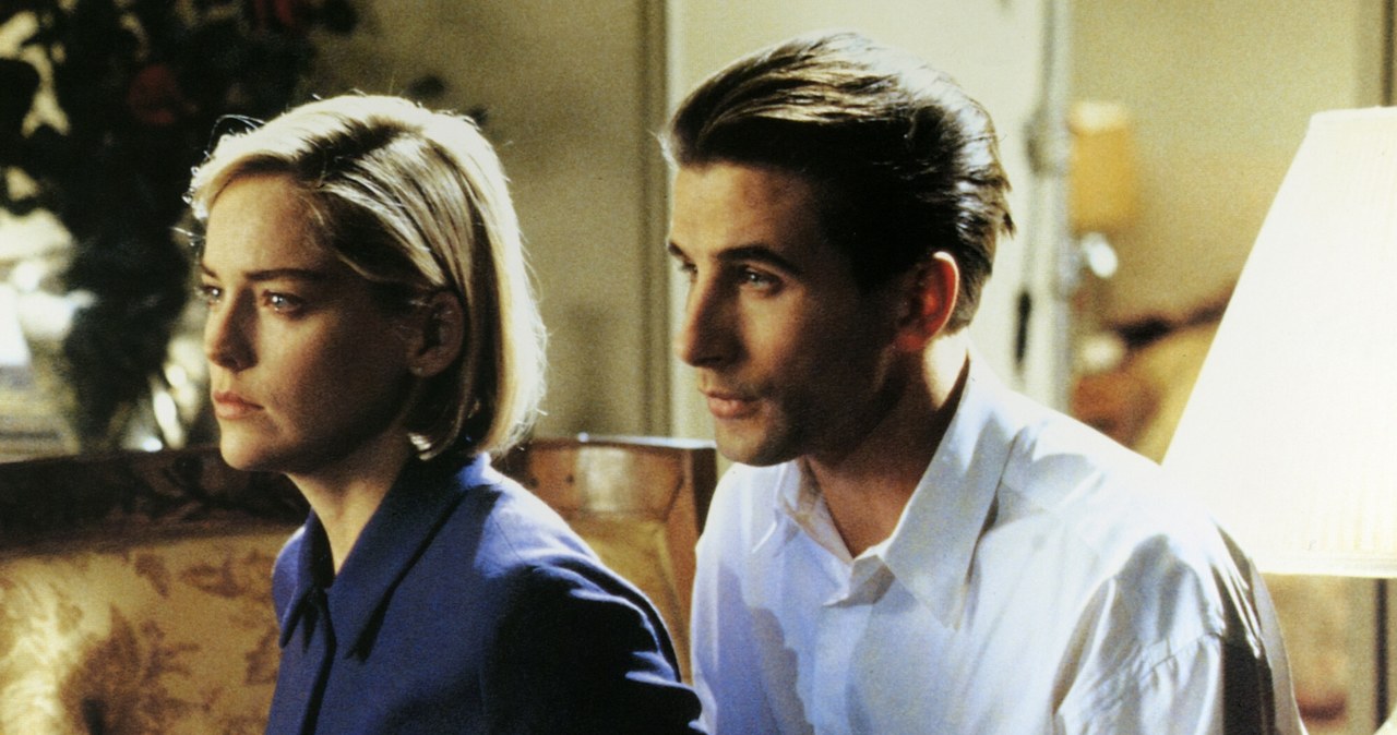 Sharon Stone i William Baldwin w filmie "Sliver" /Paramount Pictures/Collection Christophel /East News