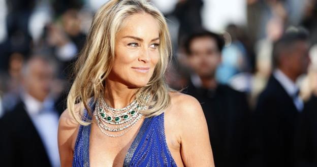 Sharon Stone na tegorocznym festiwalu w Cannes olśniła wszystkic fotoreporterów /AFP