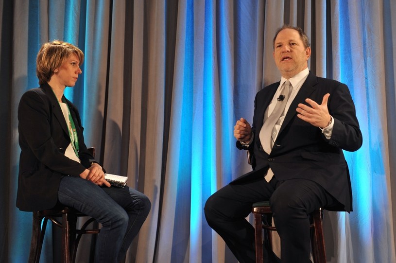 Sharon Waxman i Harvey Weinstein w 2011 roku /Slaven Vlasic /Getty Images