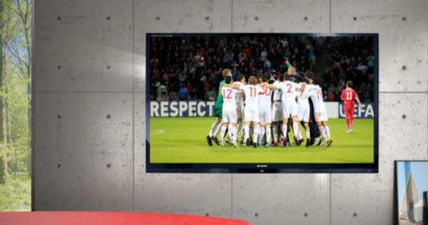 Sharp Quattron 3D LE835E - Sharp nazywa go oficjalnym telewizorem Euro 2012 /materiały prasowe