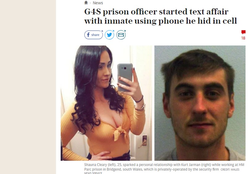 Shauna Cleary i Kurt Jarman (screen z The Telegraph) /