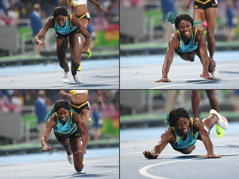 Shaunae Miller rzutem na taśmę zdobyła olimpijskie złoto /AFP