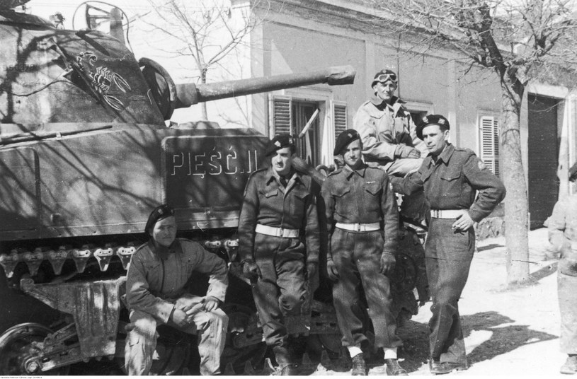 Sherman z 4. Pułku Czołgów "Skorpion" /Domena publiczna /INTERIA.PL/materiały prasowe