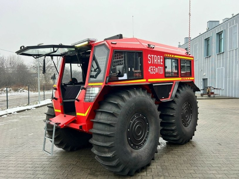 Sherp N1200, który trafił w ręce strażaków. /KM PSP Gdynia /materiał zewnętrzny