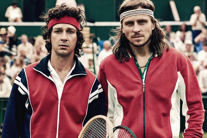 Shia LaBeouf jako John McEnroe i Sverrir Gudnason w roli Björna Borga /materiały prasowe