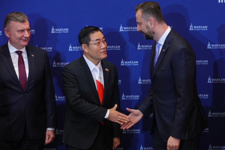 Shin Won-sik i Władysław Kosiniak-Kamysz /Rafał Guz /PAP
