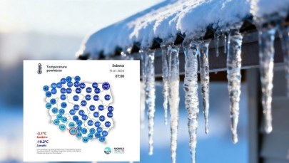 Siarczysty mróz, ale nie wszędzie. Ogromna różnica temperatur w Polsce
