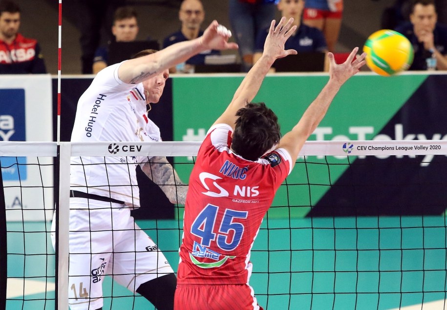 Siatkarz Zaksy Kędzierzyn-Koźle Arpad Baroti /Krzysztof Świderski /PAP/EPA