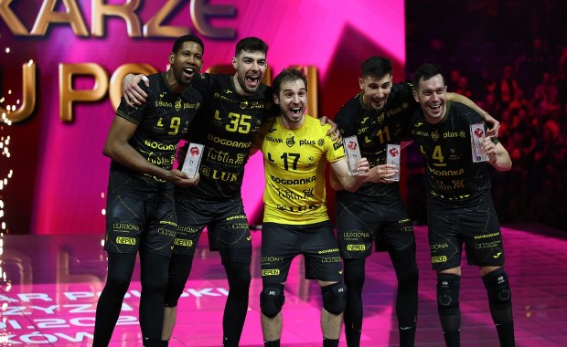 Siatkarze Bogdanki LUK Lublin z Pucharem Polski