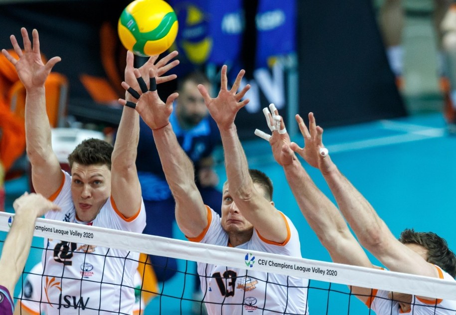 Siatkarze Jastrzębskiego Węgla / 	Andrzej Grygiel    /PAP