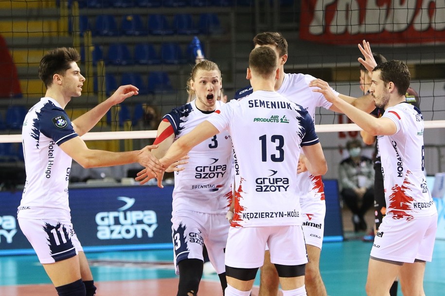 Siatkarze ZAKSY mają powody do radości /CEV.eu /