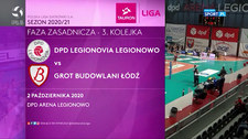Siatkówka. DPD Legionovia Legionowo – Grot Budowlani Łódź 3-0 - skrót (POLSAT SPORT). WIDEO