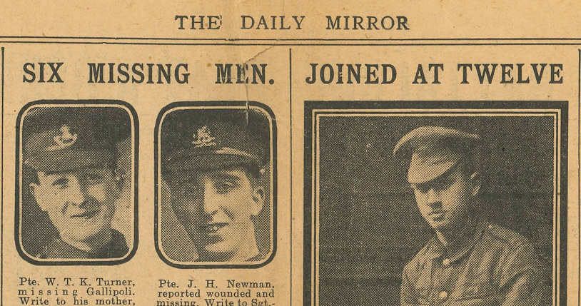 Sidney Lewis (na zdjęciu po prawej), najmłodszy żołnierz I wojny światowej /domena publiczna