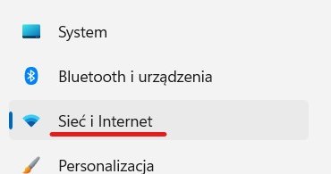 Sieć i Internet w ustawieniach Windows. /materiały własne /INTERIA.PL