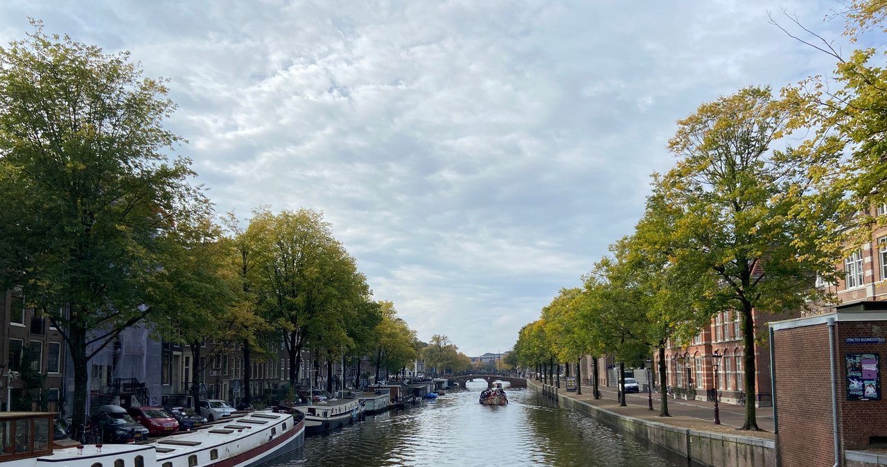 Sieć wodna dzieli Amsterdam na małe wyspy /Dagmara Kotyra /Archiwum autora