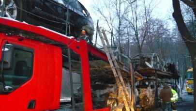 Siedem aut marki BMW spłonęło na lawecie