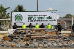 Siedem ton kokainy przechwyciła kolumbijska policja