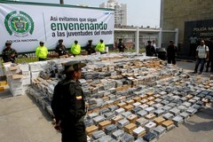 Siedem ton kokainy przechwyciła kolumbijska policja