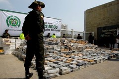 Siedem ton kokainy przechwyciła kolumbijska policja