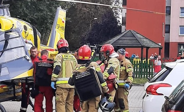 Siedmiolatka wypadła z okna na trzecim piętrze 