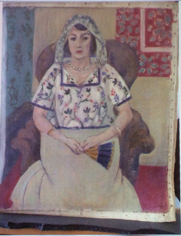 "Siedząca kobieta" pędzla Henriego Matisse'a /Marc Mueller /PAP/EPA