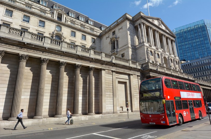 Siedziba Banku Anglii. Inflacja w Wlk. Brytanii sięgnęła 5,4 proc. /123RF/PICSEL