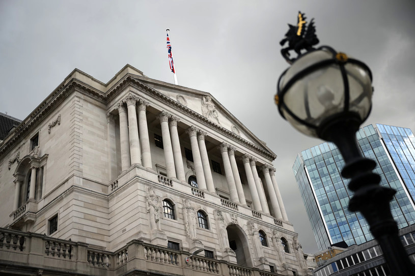 Siedziba Banku Anglii w londyńskim City /Daniel Leal /AFP