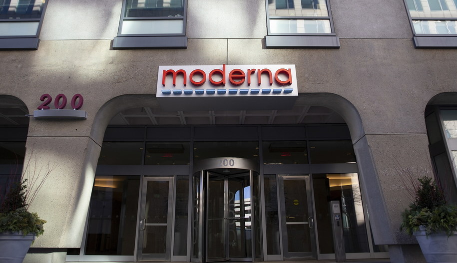 Siedziba firmy Moderna w  Cambridge, Massachusetts /CJ GUNTHER /PAP
