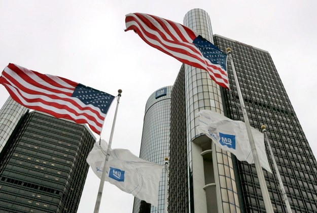 Siedziba General Motors w Detroit w stanie Michigan /JEFF KOWALSKY  /PAP/EPA