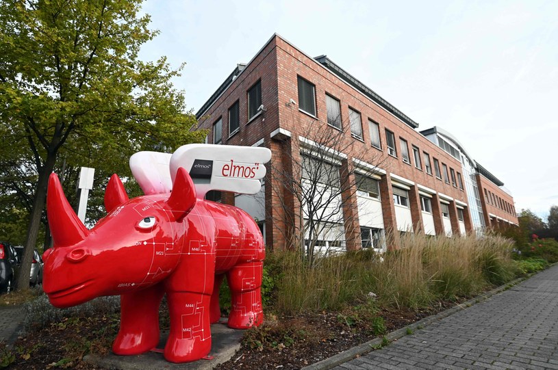 Siedziba niemieckiego producenta chipów Elmos Semiconductor w Dortmundzie w zachodnich Niemczech /Ina Fassbender /AFP