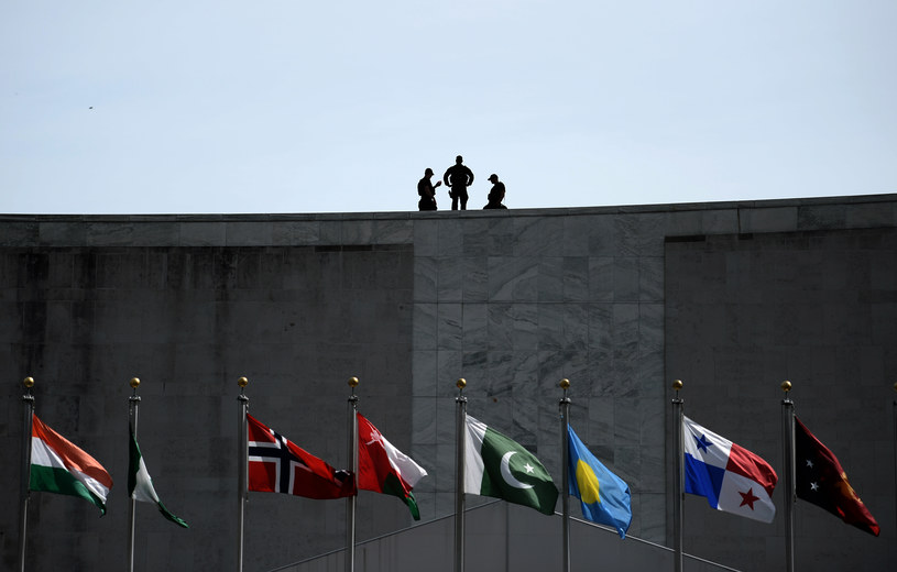 Siedziba ONZ w Nowym Jorku /STEPHANE DE SAKUTIN /AFP