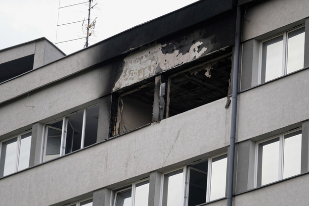 Siedziba szpitala Uniwersyteckiego Centrum Klinicznego w Katowicach, gdzie doszło do pożaru jednej z sal na siódmym piętrze placówki / 	Andrzej Grygiel    /PAP