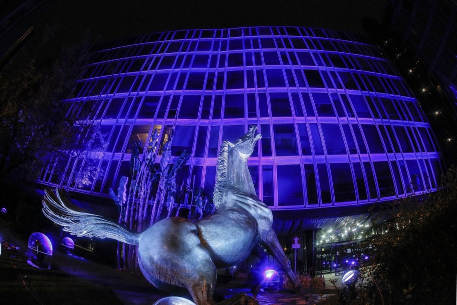 Siedziba włoskiej telewizji RAI w Rzymie /GIUSEPPE LAMI /PAP/EPA