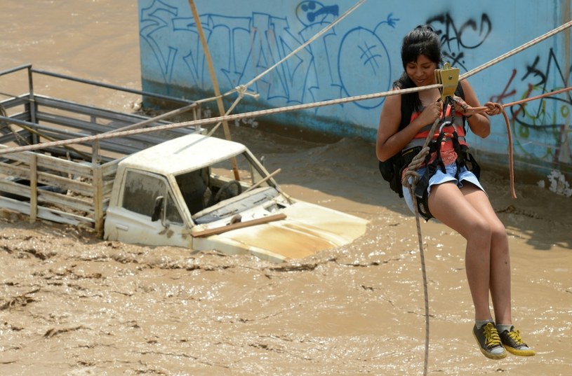 Siejący spustoszenie El Nino. Peru, marzec 2017 /AFP